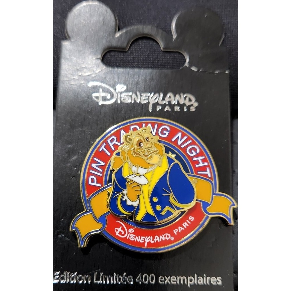 Beauty & the Beast Trading‎ Night PTN DLP DLRP Paris LE 400 Disney Pin 136239